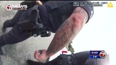 Police Sgt. grabs female cop by the throat