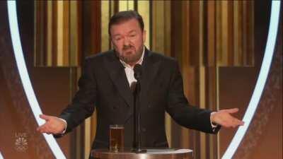 Ricky Gervais 2020 Golden Globe Monologue