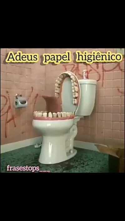 ADEUS papel higiênico