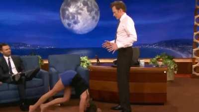 A moment Conan O'Brien would never forget, starring Nina Dobrev.