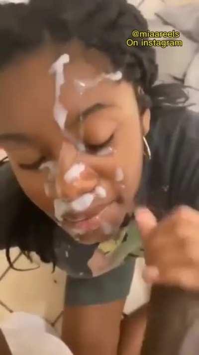 OLDER BROTHER FORCES little sister to let him nut on her face while mom is at grocery store @miaareels on instagram for more videos