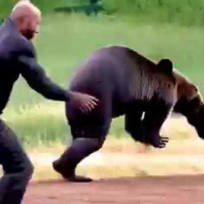 Joe Rogan Fighting a Bear