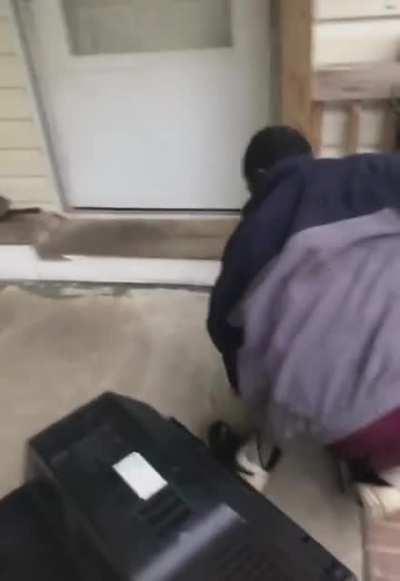 WCGW Carrying a Big TV