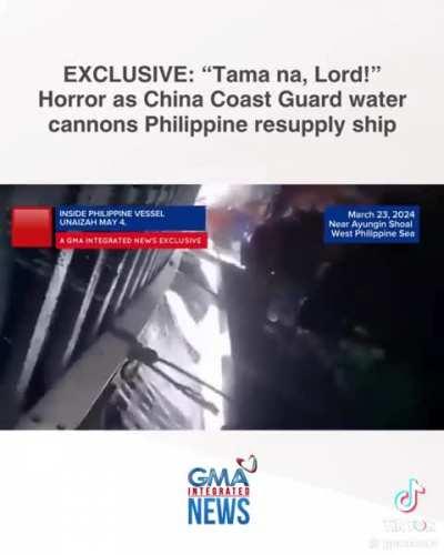 POV: your inside the Philippine Resupply Boat