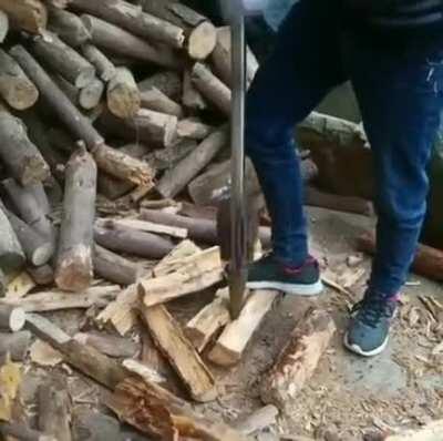 Slide Hammer Log Splitter