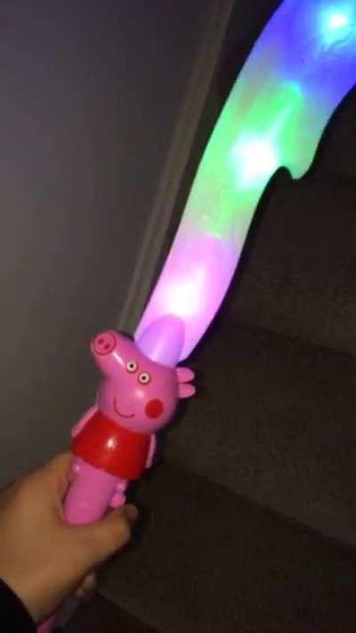 Help me find this Peppa Pig Crazy Frog sword pls. I need it in my life