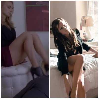 Best legs: Natalie Portman VS Emma Watson