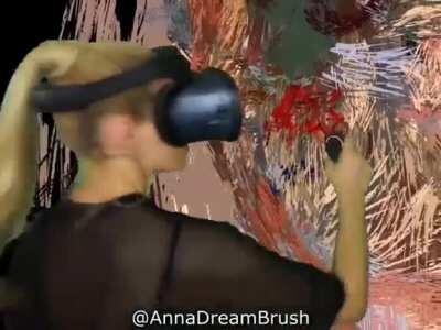 This artist creates incredible masterpieces in 3D using VR.