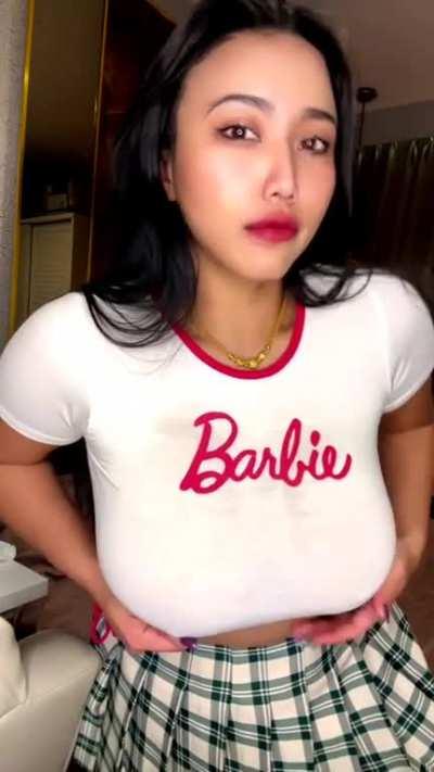 i might not be skinny and blonde like barbie but would you still smash a busty asian barbie like me :) ? (OC)