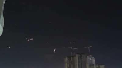 Israel's Iron Dome intercepts rockets fired from Gaza [Oct 8, 2023]