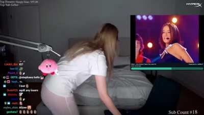 Kimi's 🍑 from a sleep stream the other month