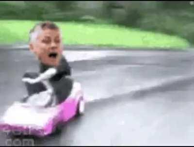 Ole at the wheeeeeeeeeeeel