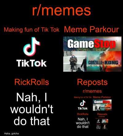 Haha rickroll goes brrrrrrr : r/memes