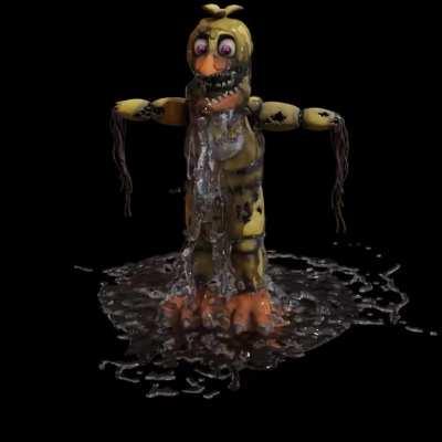 FNaF6 Ennard 'Molten Freddy' but the wires are rigged for animation  (Details in comments) - fivenightsatfreddys