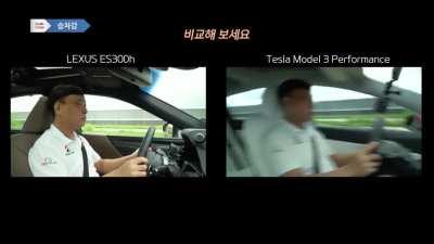 Lexus Hybrid vs Tesla Model 3