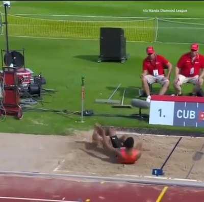 This incredible jump by Juan Miguel Echevarría