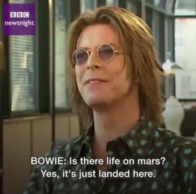 David Bowie in 1999 about the impact of the Internet on society