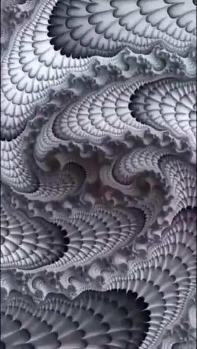 Grayscale fractal.