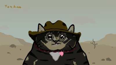 My Cat Patrols the Mojave