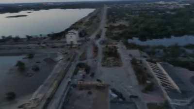 Reported video of destroyed Nova Kakhovka dam