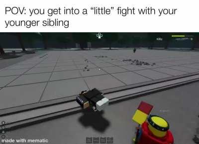 Just a “little” fight