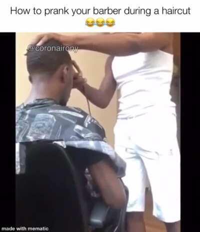 Carti at the barber like