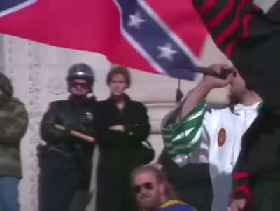 KKK rally stirs up chaos.