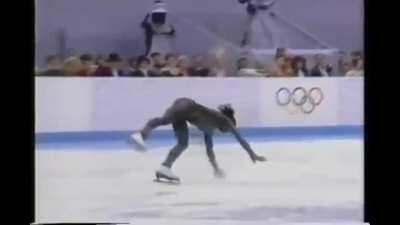 Surya Bonaly first ever to do a backflip on ice landing on one foot despite backflips being a banned move in figure skating (1994- source in comments)