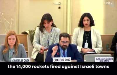 Hillel Neuer (UN Watch) replies to UNRWA's Special Rapporteur falsely accusing Israel of genocide in Gaza: 'In response, for the first time in History, both France and Germany condemned an UN Rapporteur for antisemitism'