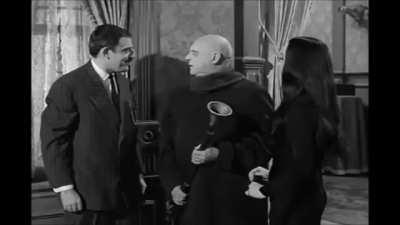 Jackie Coogan, who played Uncle Fester in The Addams Family, was born today in 1914. Here's a clip from 1964