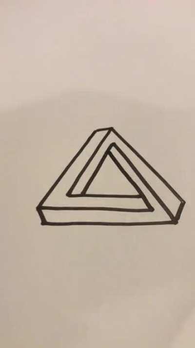 Drawing a Penrose Triangle