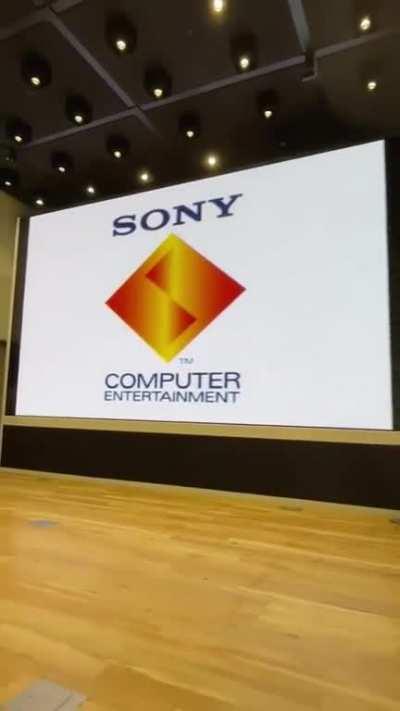 Loading up PlayStation 1 on a gigantic screen