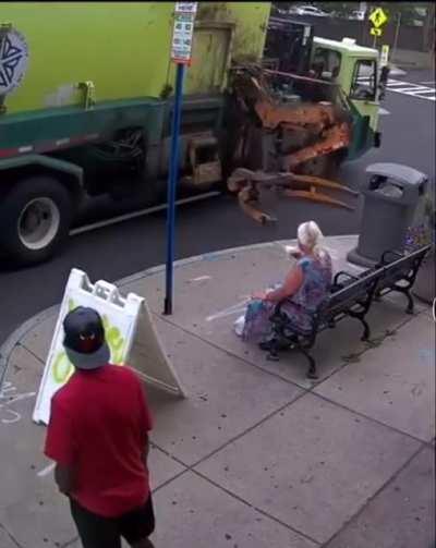 Garbage truck chose violence