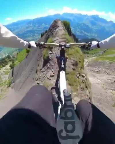 This wild track at Passy Mont Blanc, France