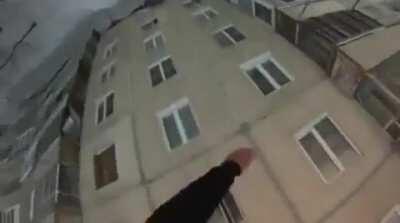 HMB while I set myself on fire and jump off a building into snow.