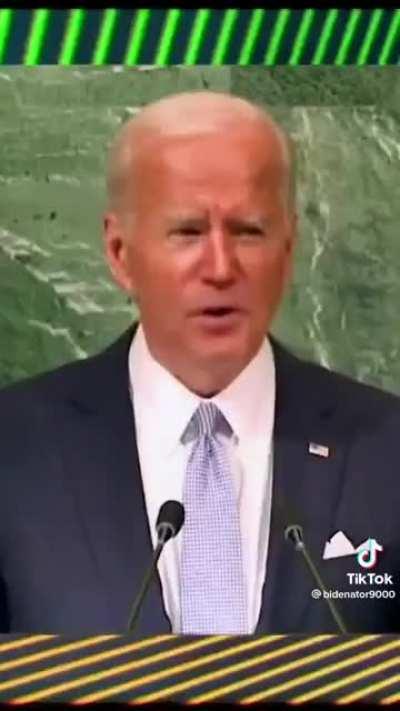 while trump spews garbage and nonsense, Biden spits fire and is a hero.