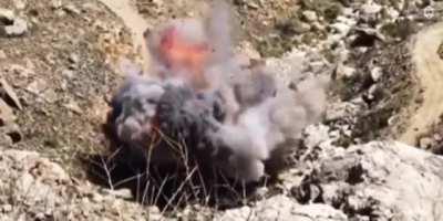 IED blasts off a pakistani Army Vehicle in Balochistan province 