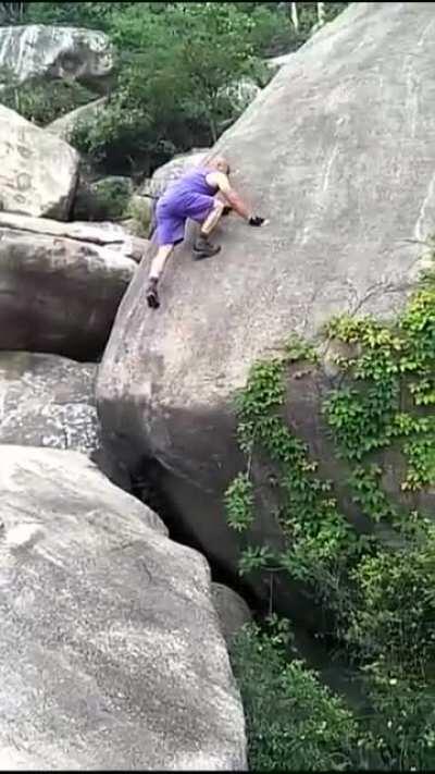 HMFT after I try to climb a rock