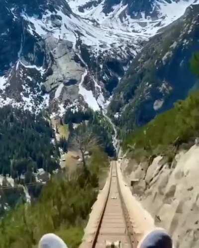 This rollercoaster in Switzerland