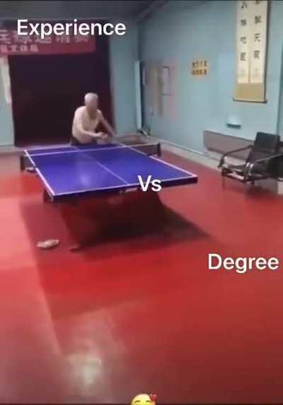 Just a ping pong match