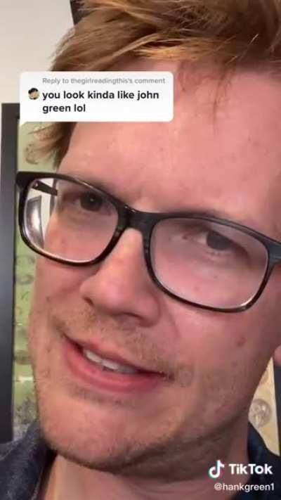 Ah yes, the secret doppelgänger of John green