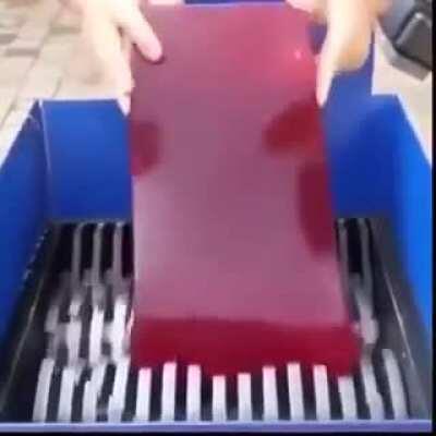 Ever hear the beautiful sound of Jell-O being shredded.