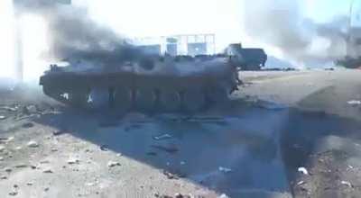 Destroyed Russian tanks across Kharkiv city [NSFW]