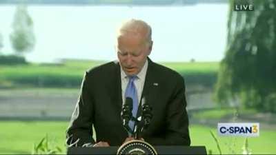 Biden: &quot;As usual they gave me a list of people I'm going to call on&quot;