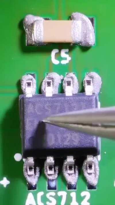 Soldering a circuit board