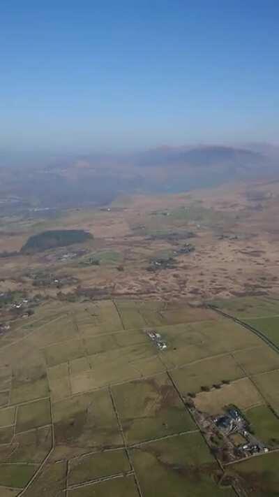 Very rare clear sunny day earlier this week on the highest structure in Wales 🏴󠁧󠁢󠁷󠁬󠁳󠁿