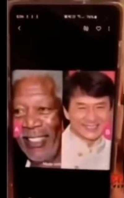 Jackie Chan + Morgan Freeman.