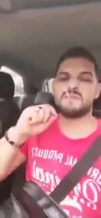 Romanian singer goes on facebook live in his car, gets hit by a train