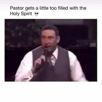 Too fast for poor pastor