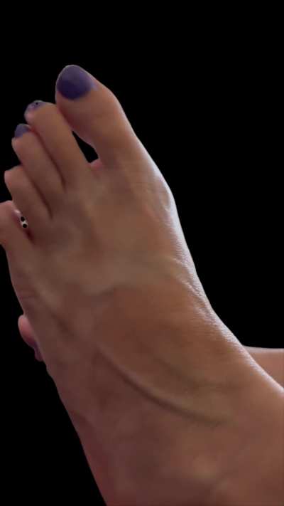 Purple Toed Footjob